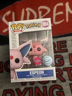  Funko Pop Pokemon Espeon 884  FLOCKED Amazon Exclusive 