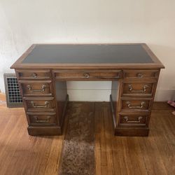 Antique Wood Desk 🏷️