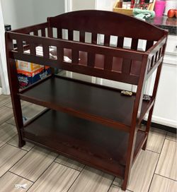 Cherry changing table