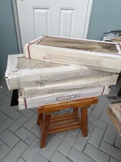 New 1st Choice Wood-Look Flooring Porcelain / Ceramic Tiles - 3 Boxes Available (45sqf)