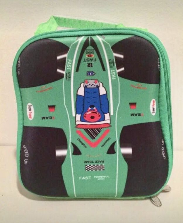 Race Car Backpack/Lunch Box