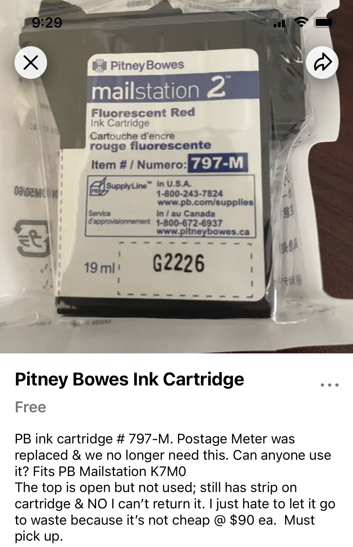Free Ink Cartridge 