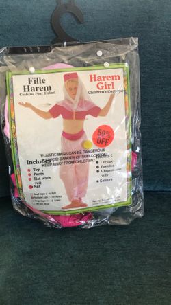 Fille Haram Costume Medium Ages 7-10
