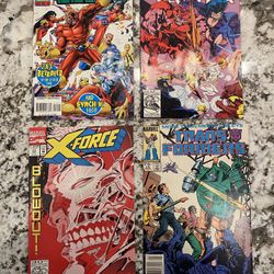 Marvel Comic Book Lot of 4 w/ Transformers, X-Force, X-Factor, and Generation X