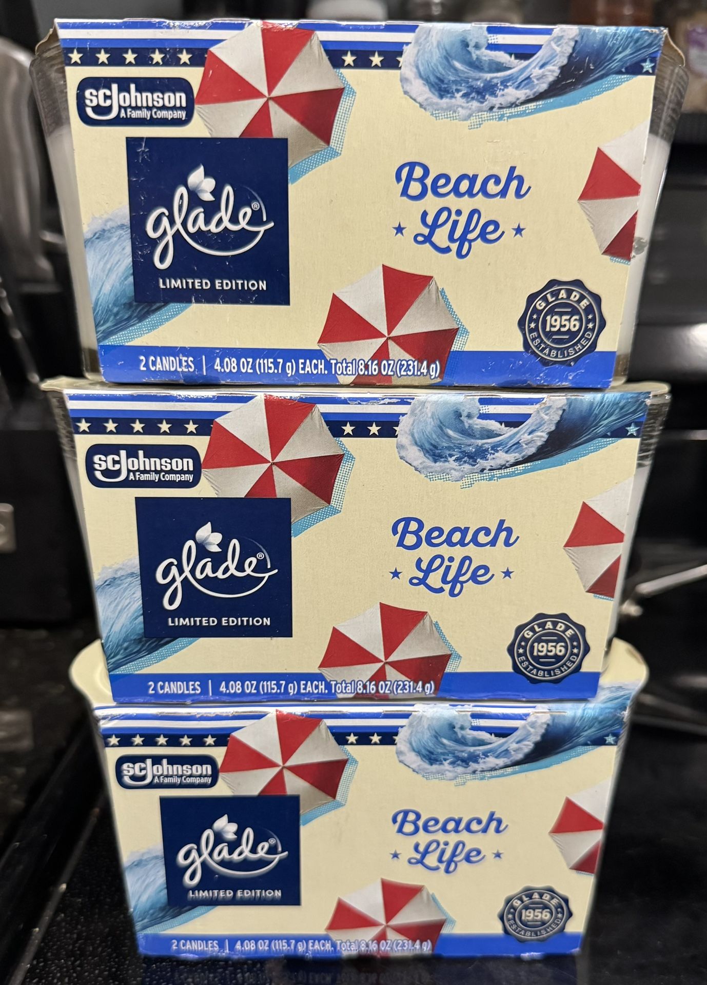 Glade Limited Edition Beach Life Candles