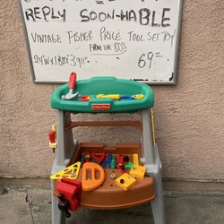 Fisher Price Tool Set Toy Estacion De Herramienta 