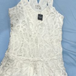 NWT Abercrombie & Fitch Lace Dress with Ribbon