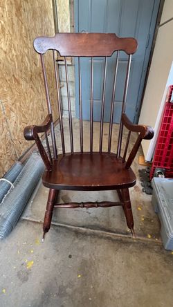 Wooden Windsor Rocking Chair