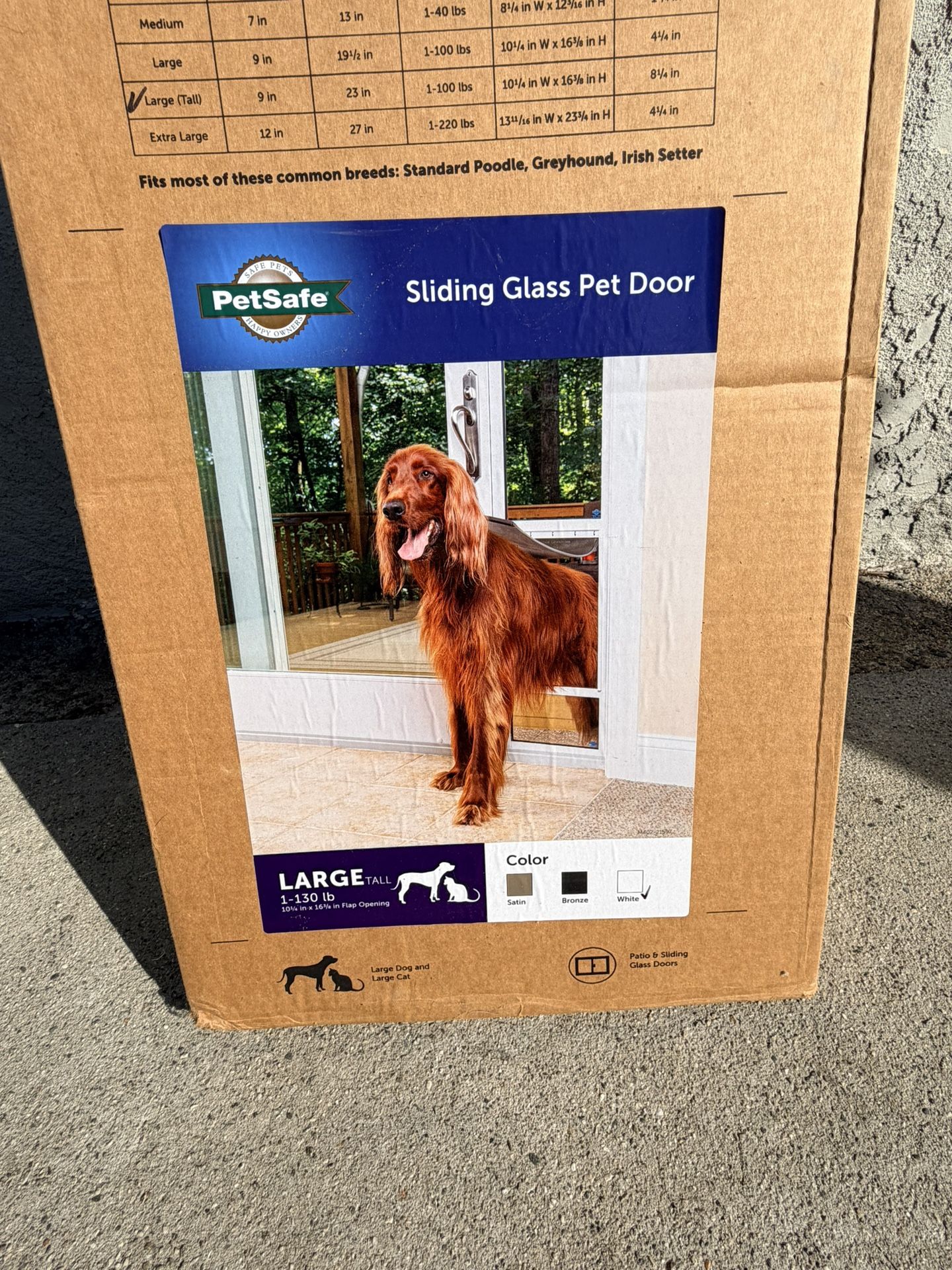 Sliding Glass Pet Door