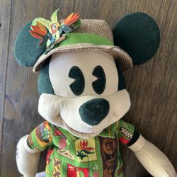 Disney Parks Mickey Mouse Main Attraction Adventureland Tiki Room Plush