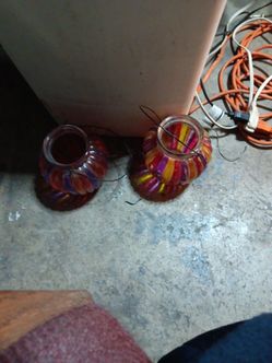 C0lored. Glass cup