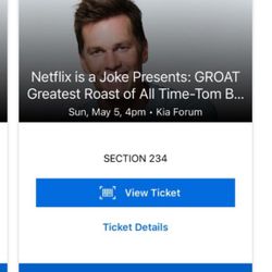 Tom Brady GROAT Tickets 