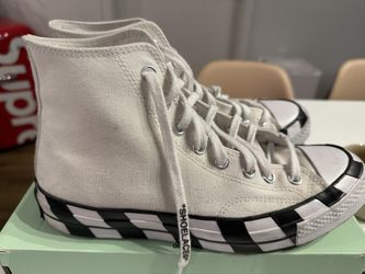 Off-White Converse Chuck Taylor All Star 70 Hi Size 8 Used