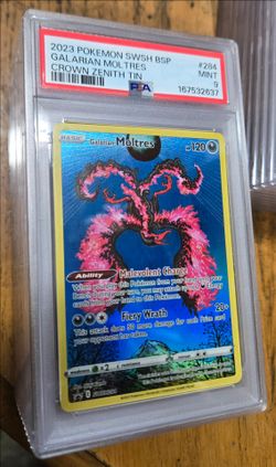PSA 9 Galarian Moltres Pokemon Card SWSH284