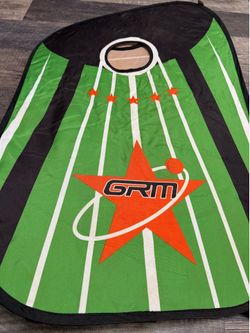2 Outdoor Yard Games – Basketball Bean Bag Toss + Ring Toss Game – Great for Camping & BBQs