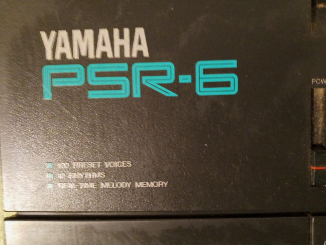 Yamaha Electric Keyboard Model PSR - 6
