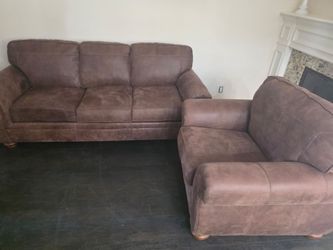 Sofa and chair