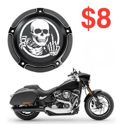 Derby Cover for Harley Davidson Touring Models, Skull Derby Timing Timer Cover Compatible with 2017-2019 Road King Road Glide FStreet Glide Electra Gl