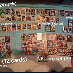 Vintage Football Cards  Lot from the 70s to 90s