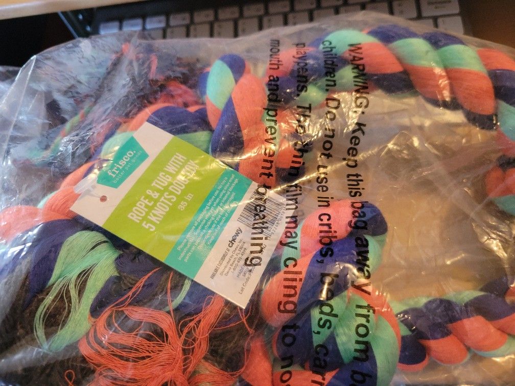Frisco Rope And Tug With 5 Knots Dog Toy