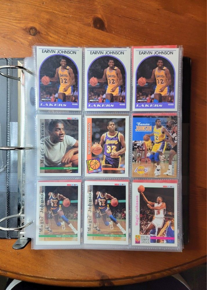 200+ NBA Hall Of Fame Basketball Card Lot Magic Johnson Charles Barkley Scottie Pippen Dennis Rodman & More!