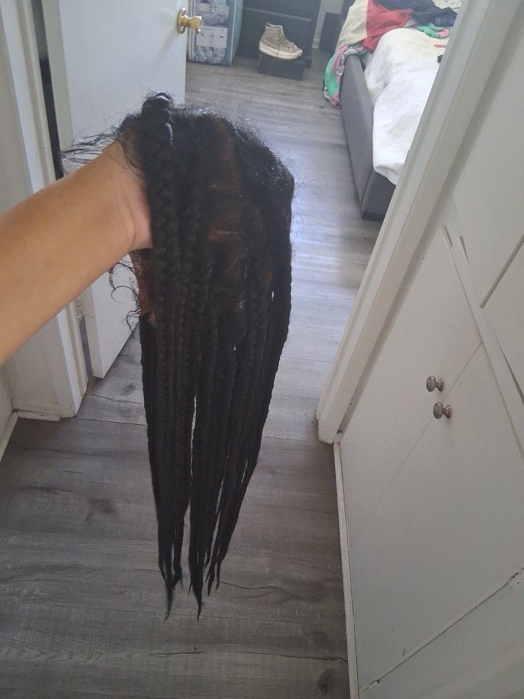 Braided 36 Inch Wig