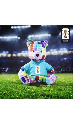 2026 FIFA World Cup 10-Inch Colorful Teddy Bear Plush Toy Collectible - BRAND NEW STILL WRAPPED