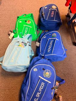 Backpack dé los paises en especial