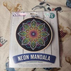 Mandala Embroidery Kit