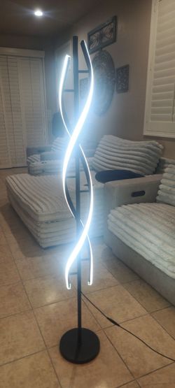 Wayfair height adjustable 60" spiral LED lamp