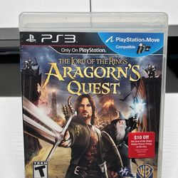 NEW SEALED Lord of the rings Aragorn’s Quest for PS3