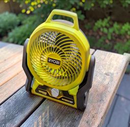 RYOBI 18V Cordless or 🔌7 1/2" Fan 🔋 battery/charger available for extra