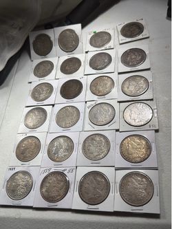 Morgan silver dollar collection better condition coins pre 1878 up to 1904 dates