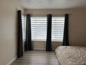 4 Panel Curtain - Navy Blue