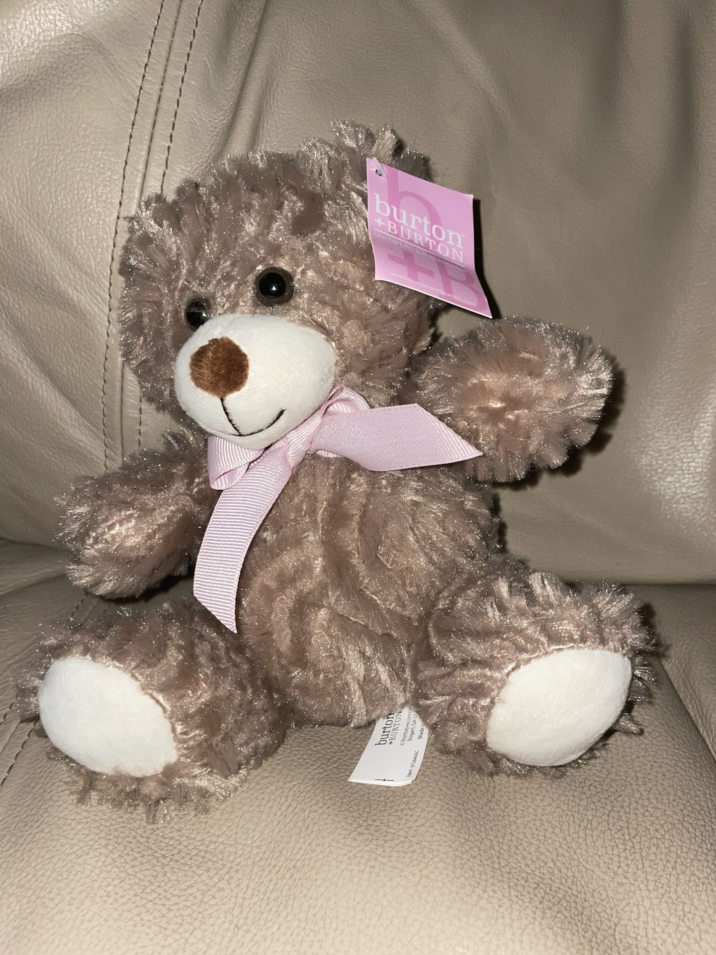Burton + Burton Teddy Bear 7” With Tags