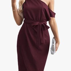 Size Large Burgundy Dress