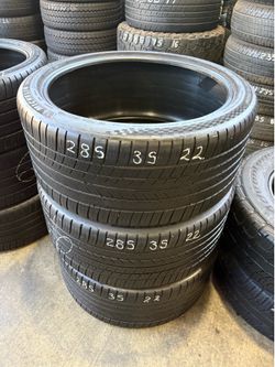 285/35r22 Three Michelin Tires Available