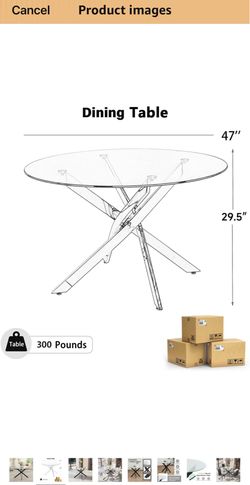 Dinner table brand new