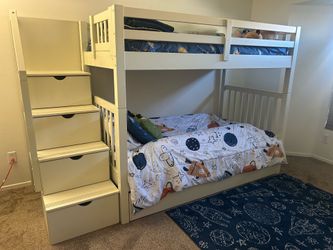 Twin size bunk beds