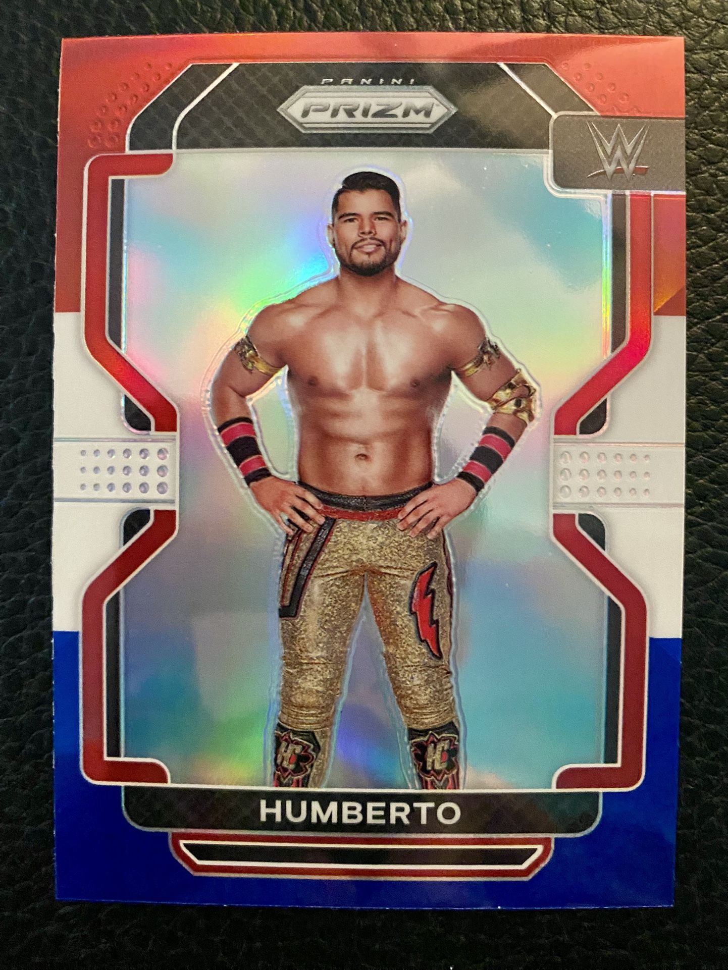 HUMBERTO 2022 Panini Prizm WWE #157 RED WHITE & BLUE PRIZM!