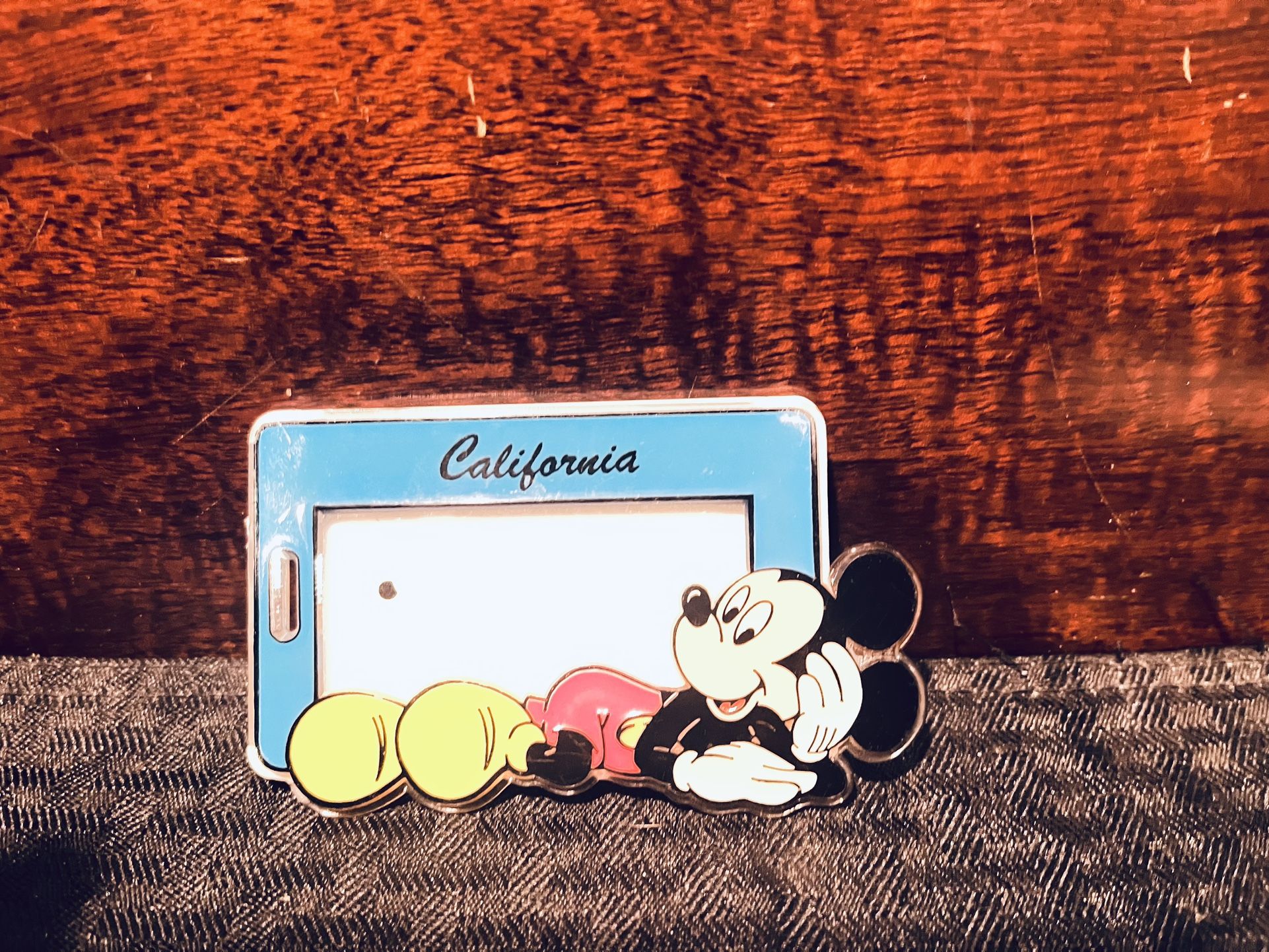 Vintage Mickey Mouse Luggage Tag.