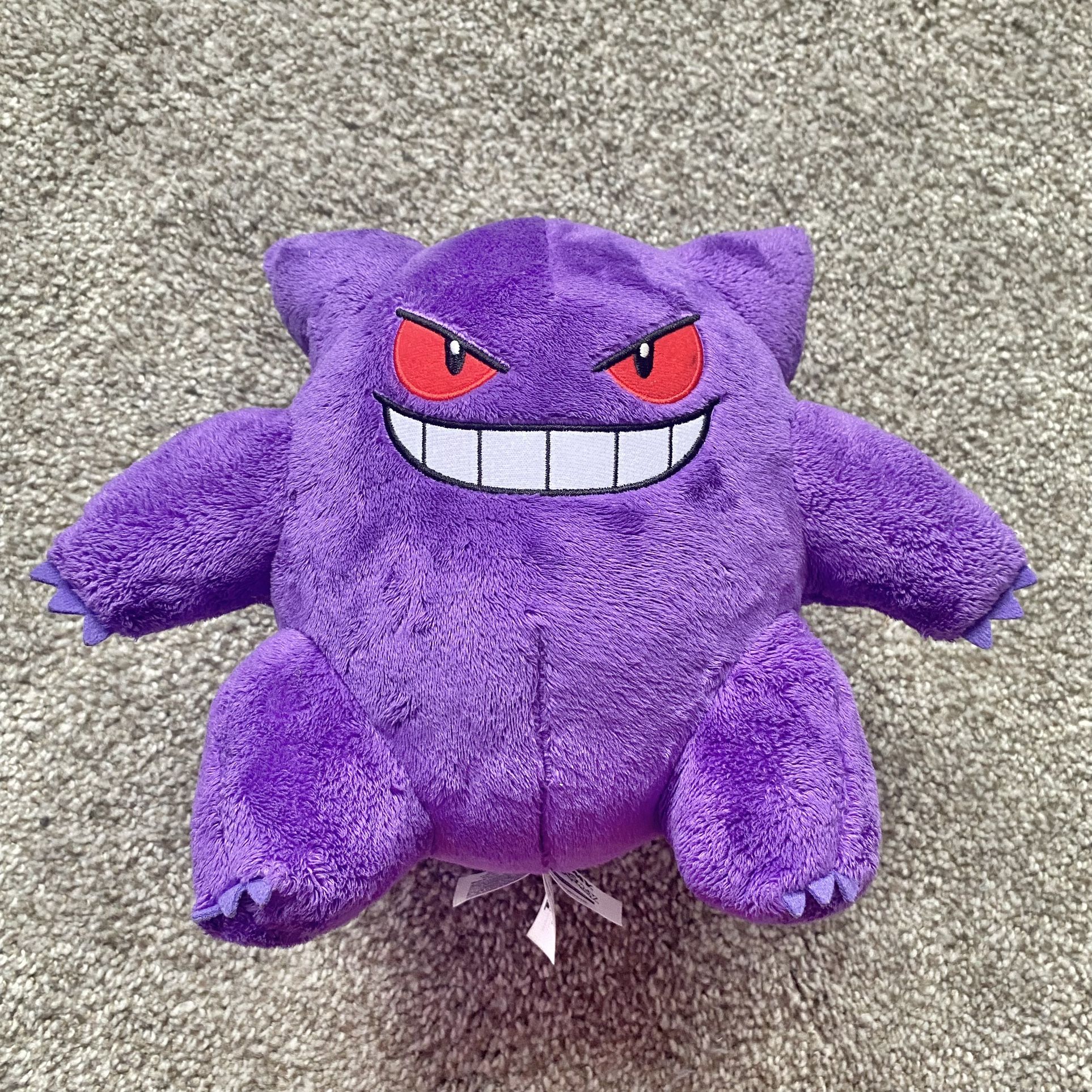 Tomy Pokémon Gengar Plush Stuffed Animal Nintendo Game Freak