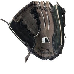 Black Baseball Glove Left Hand
