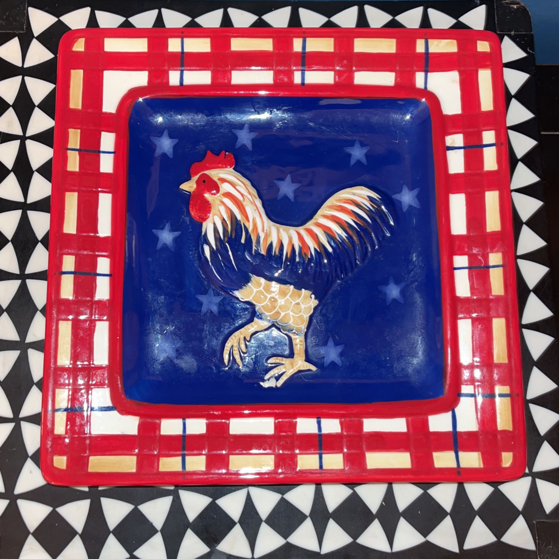 Rooster Plate 