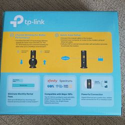 TP-Link TC-7610 DOCSIS 3.0 (8x4) Cable Modem.

