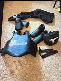 Taekwondo protective gear set — used only once and in excellent condition. $80