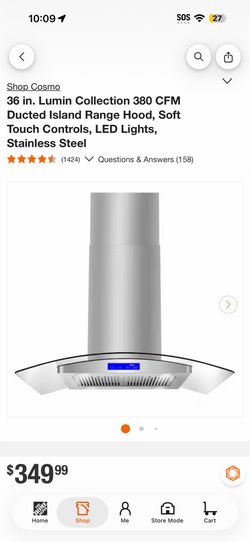 Island Range hood