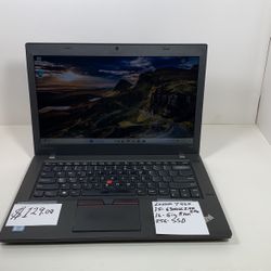 Lenovo 14 inch i5-6th Gen , 8 Gig Ram, 256 SSD, Warranty/ Pickup N Store 