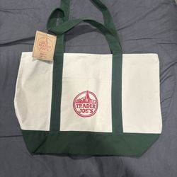 Trader Joe's Green Tote Bag