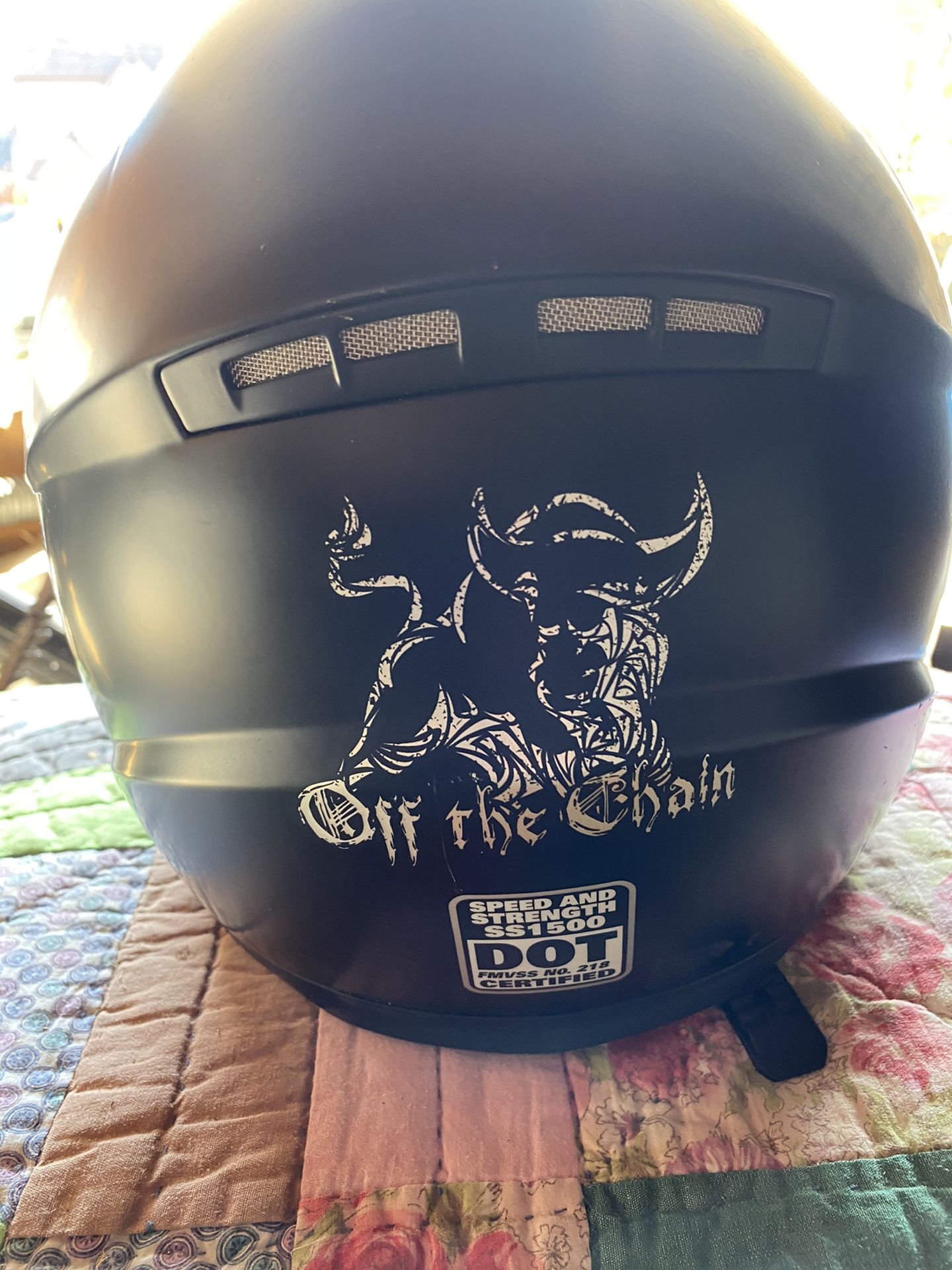 Three motorcycle helmets two large one small $75 each. Or best offer DOT approved